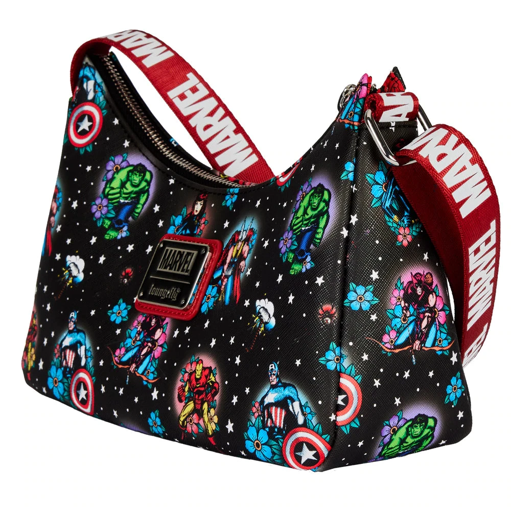 Quantum Collectibles Loungefly Avengers Floral Tattoo Shoulder Bag Preorder 8 Quantum Collectibles Loungefly Avengers Floral Tattoo Shoulder Bag Preorder