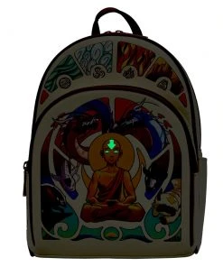 Quantum Collectibles Loungefly Avatar Aang Glow In The Dark Mini Backpack Preorder