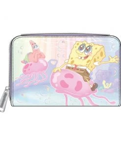 Quantum Collectibles Loungefly SpongeBob SquarePants Jelly Fishing Zip Around Wallet Preorder