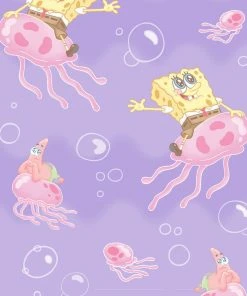 Quantum Collectibles Loungefly SpongeBob SquarePants Jelly Fishing Zip Around Wallet Preorder
