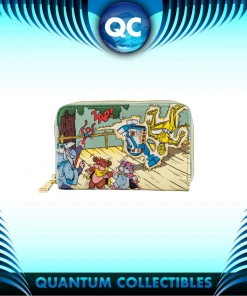 Quantum Collectibles Loungefly Exclusive - Ewoks And Droids Glow In The Dark Zip Around Wallet Preorder