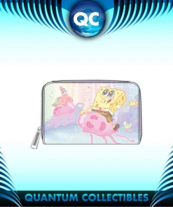 Quantum Collectibles Loungefly SpongeBob SquarePants Jelly Fishing Zip Around Wallet Preorder