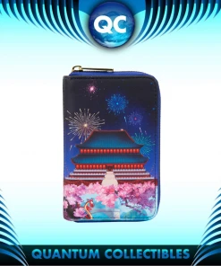 Quantum Collectibles Loungefly Disney Mulan Castle Zip Around Wallet Preorder