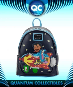 Quantum Collectibles Loungefly Disney Lilo & Stitch Space Adventure Glow In The Dark Mini Backpack Preorder