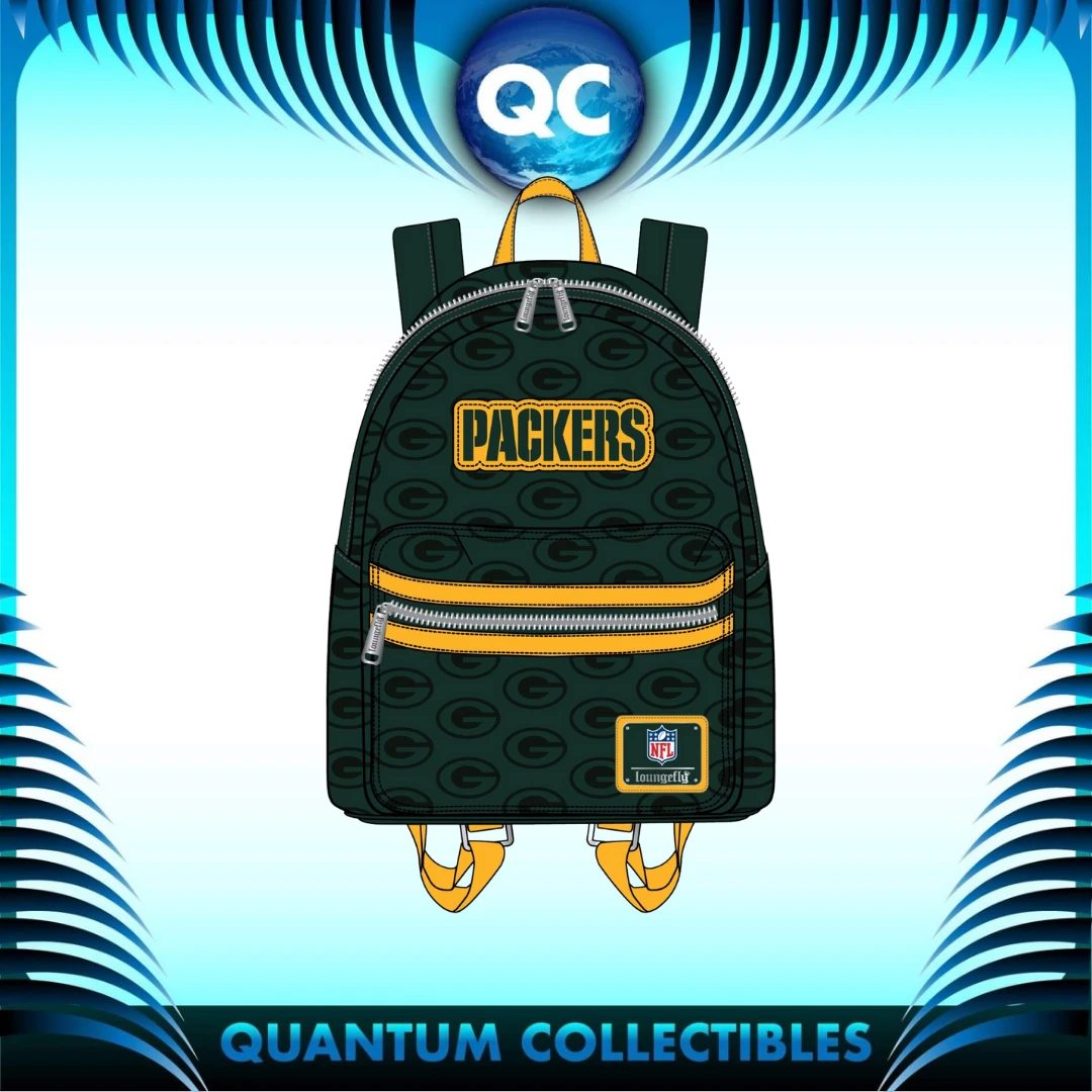 Quantum Collectibles Loungefly NFL Green Bay Packers Mini Backpack US Exclusive 3 Quantum Collectibles Loungefly NFL Green Bay Packers Mini Backpack US Exclusive