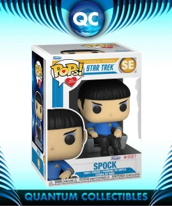 Quantum Collectibles Funko Pop! Pops With Purpose: Star Trek Spock In Chair (Rivet) Preorder Funko Pop! Vinyls
