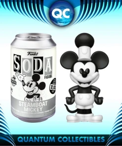 Quantum Collectibles Pop Vinyls Funko Mickey Mouse Steamboat Willie Import (sealed With Chance Of Chase) Vinyl Soda International Edition
