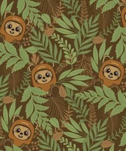 Quantum Collectibles LF STAR WARS WICKET FOOTSIE COSPLAY MINI BACKPACK Loungefly