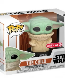 Quantum Collectibles Funko POP! Star Wars: The Mandalorian - The Child Concerned Target Exclusive USA Exclusive Stickered Pop Vinyls