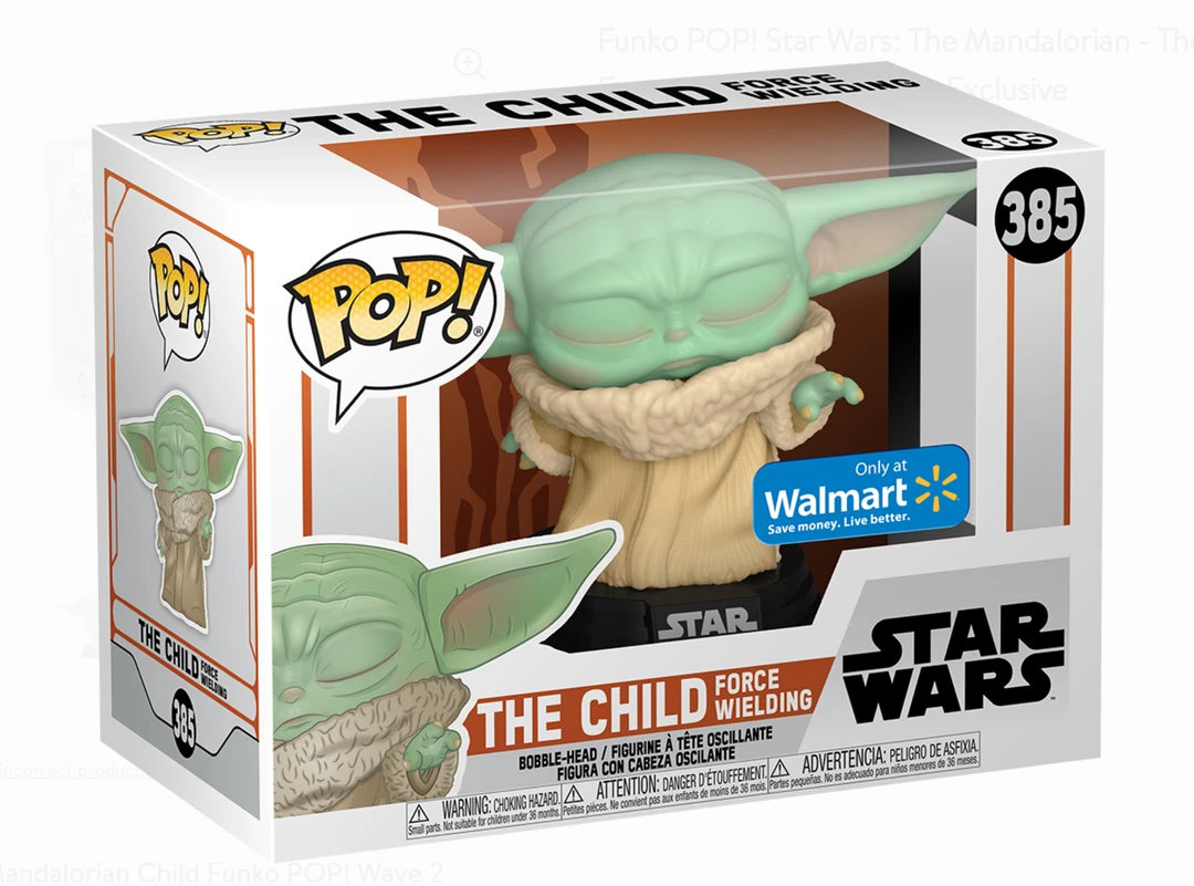 Quantum Collectibles USA Exclusive Stickered Pop Vinyls Funko POP! Star Wars: The Mandalorian - The Child Using The Force Walmart Exclusive Pre-Order 3 Quantum Collectibles USA Exclusive Stickered Pop Vinyls Funko POP! Star Wars: The Mandalorian - The Child Using The Force Walmart Exclusive Pre-Order