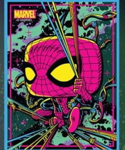 Quantum Collectibles Funko POP! Marvel Black Light Spider-Man Poster (Target Exclusive)