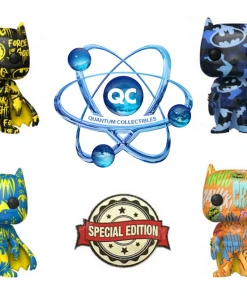 Quantum Collectibles Funko Pop! DC Comics Batman Artist Bundle Of 4 Pre-Order (Silver Edition Sticker) Funko Pop! Vinyls