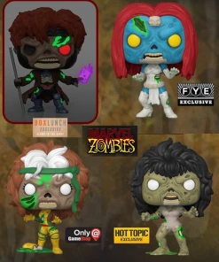 Quantum Collectibles Funko Pop! Marvel Zombies S2 US Exclusive Bundle Of 4 Pre-Order Funko Pop! Vinyls