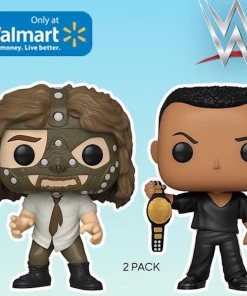 Quantum Collectibles Funko Pop! Vinyls Funko Pop! WWE: Funko Fair The Rock V Mankind 2 Pack Walmart Exclusive Pre-Order