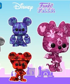 Quantum Collectibles Funko Pop! Disney: Mickey Mouse Art Series Bundle Of 7 Funko Fair Pre-Order Funko Pop! Vinyls