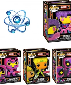 Quantum Collectibles Funko Pop! Vinyls Funko Pop! Marvel Black Light Wave 2 Bundle Target Exclusive