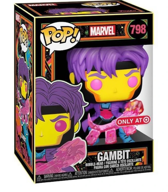 Quantum Collectibles Funko Pop! Vinyls Funko Pop! Marvel Black Light Gambit Target Exclusive 3 Quantum Collectibles Funko Pop! Vinyls Funko Pop! Marvel Black Light Gambit Target Exclusive