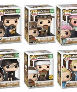 Quantum Collectibles Funko Pop! Parks And Recreation Bundle Of 6 Including Guaranteed Hunter Ron Chase Pre-Order