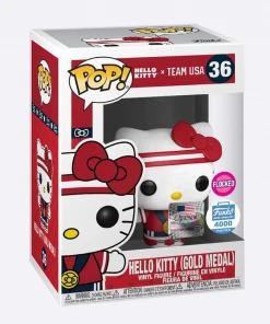 Quantum Collectibles Funko Pop! Hello Kitty USA Flocked 4000 Piece Funko Shop Exclusive Pre-order Funko Pop! Vinyls