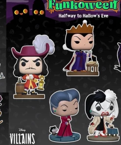 Quantum Collectibles Funko Pop! Disney Villains Bundle Of 9 Including US Exclusives Preorder Funko Pop! Vinyls