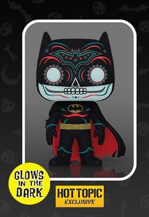 Quantum Collectibles Funko POP! DC Dia De Los Muertos Batman GITD Hot Topic Exclusive Funkoween Preorder Funko Pop! Vinyls 3 Quantum Collectibles Funko POP! DC Dia De Los Muertos Batman GITD Hot Topic Exclusive Funkoween Preorder Funko Pop! Vinyls