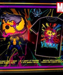 Quantum Collectibles Funko POP Collectors Box: Venom Eddie Brock (Blacklight) Pop & Tee (Target Exclusive) Preorder