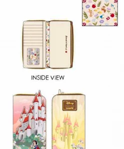 Quantum Collectibles Loungefly Disney Snow White Castle Series Zip Around Wallet Preorder