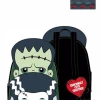 Quantum Collectibles Loungefly Universal Monsters Frankie And Bride Cosplay Mini Backpack Preorder