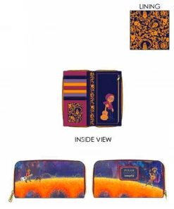 Quantum Collectibles Loungefly Pixar Coco Marigold Bridge Zip Around Wallet Preorder