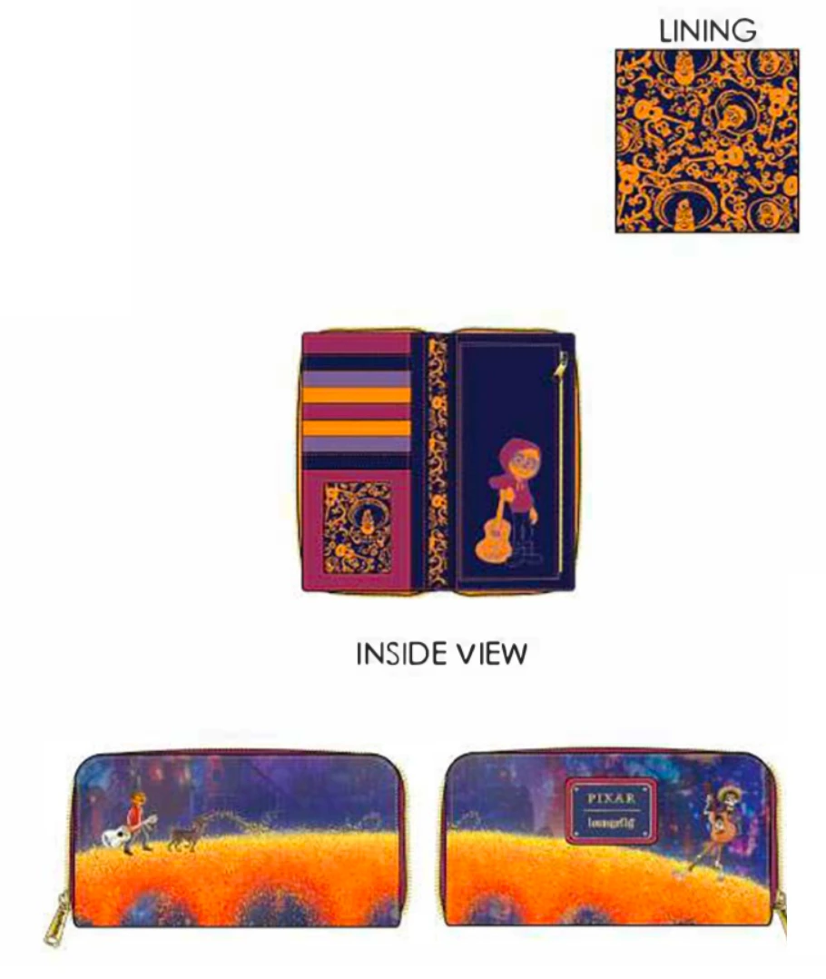 Quantum Collectibles Loungefly Pixar Coco Marigold Bridge Zip Around Wallet Preorder 3 Quantum Collectibles Loungefly Pixar Coco Marigold Bridge Zip Around Wallet Preorder