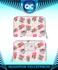 Quantum Collectibles LOUNGEFLY STAR WARS MANDALORIAN GROGU VALENTINES WALLET PREORDER