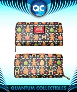 Quantum Collectibles Loungefly Star Wars Gingerbread Wallet Preorder