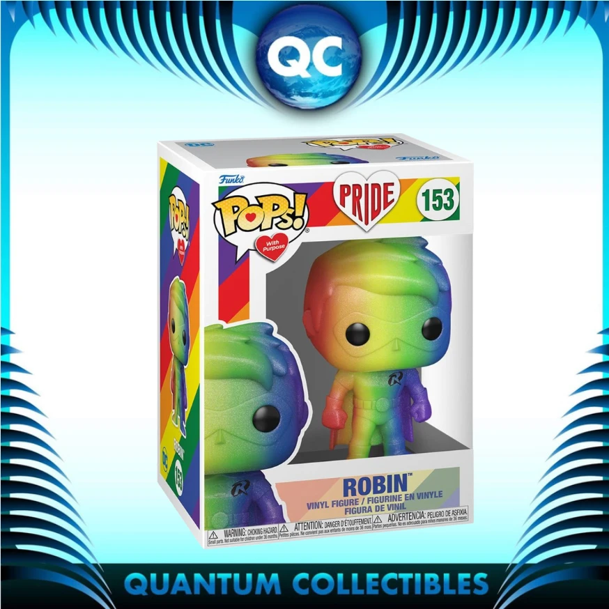 Quantum Collectibles Funko Pop! Vinyls Funko Pop! Pops With Purpose Robin Rainbow Preorder 3 Quantum Collectibles Funko Pop! Vinyls Funko Pop! Pops With Purpose Robin Rainbow Preorder