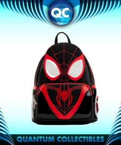 Quantum Collectibles Loungefly Spiderman Miles Morales Cosplay Mini Backpack Preorder