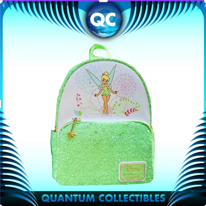 Quantum Collectibles Loungefly Tinkerbell Light Green Sequin Exclusive Mini Backpack Preorder 3 Quantum Collectibles Loungefly Tinkerbell Light Green Sequin Exclusive Mini Backpack Preorder