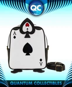 Quantum Collectibles Loungefly Alice In Wonderland Ace Of Spades Cross Body Bag Preorder