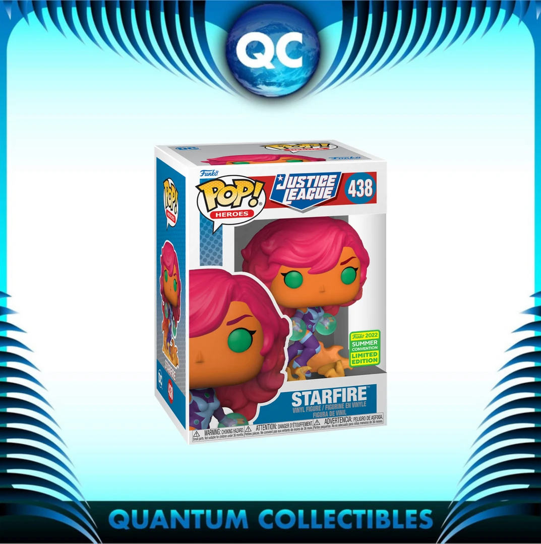 Quantum Collectibles Funko Pop! SDCC 2022 Justice League (comics) - Starfire Funko Pop! Vinyls 3 Quantum Collectibles Funko Pop! SDCC 2022 Justice League (comics) - Starfire Funko Pop! Vinyls