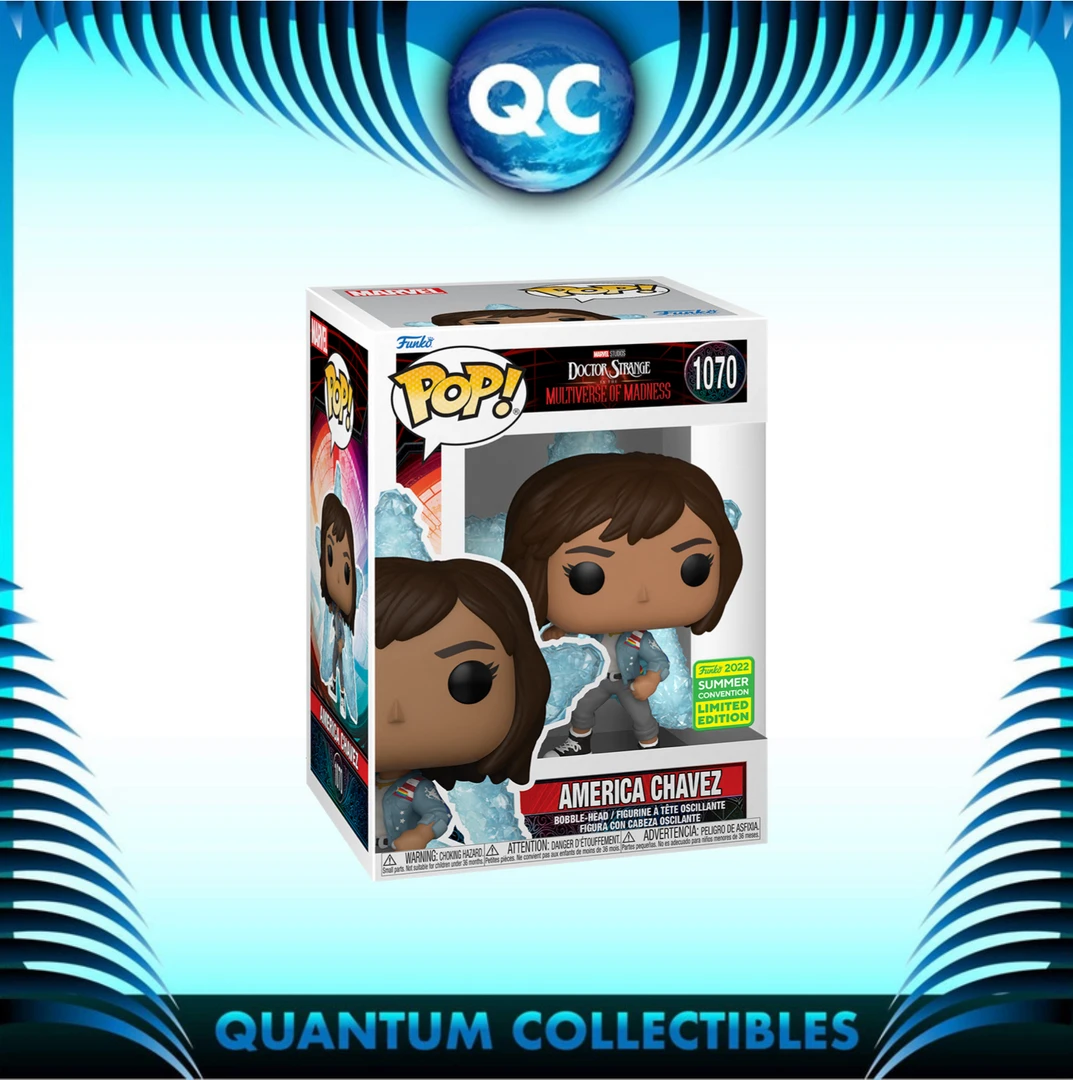 Quantum Collectibles Funko Pop! Vinyls Funko Pop! SDCC 2022 Dr Strange 2 - America Chavez 3 Quantum Collectibles Funko Pop! Vinyls Funko Pop! SDCC 2022 Dr Strange 2 - America Chavez