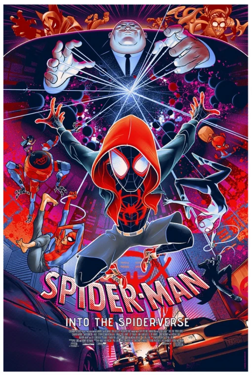 Quantum Collectibles Spider-Man: Into The Spider-Verse (Timed Edition) Screenprinted Poster