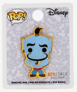 Quantum Collectibles Pop Vinyls Funko Pop! Disney Aladdin Genie Enamel Pin - BoxLunch Exclusive