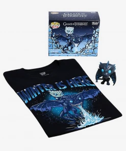 Quantum Collectibles Funko Pop! Game Of Thrones Icy Viserion Vinyl Figure & T-Shirt - BoxLunch Exclusive Funko Pop! Vinyls