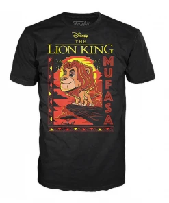 Quantum Collectibles Funko Pop! The Lion King Flocked Mufasa Vinyl Figure & T-Shirt - Target Exclusive