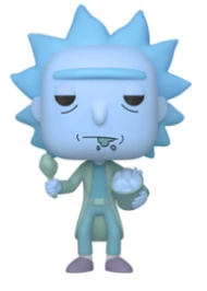 Quantum Collectibles Funko Pop! Television: Rick & Morty-Glow Hologram Rick Clone