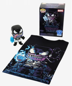 Quantum Collectibles Funko POP! And Tee: Venomized Thanos GITD Box Lunch Exclusive