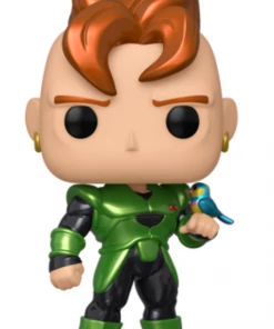 Quantum Collectibles USA Exclusive Stickered Pop Vinyls Funko Pop! DragonBall Z Android 16 Metallic Walmart Exclusive IN STOCK