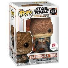 Quantum Collectibles USA Exclusive Stickered Pop Vinyls Funko Pop! Star Wars The Mandalorian Trandoshan Thug Walgreens Exclusive