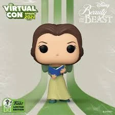 Quantum Collectibles Funko Pop! Beauty & Beast 30th - Belle In Green Dress ECCC 2021 Exclusive