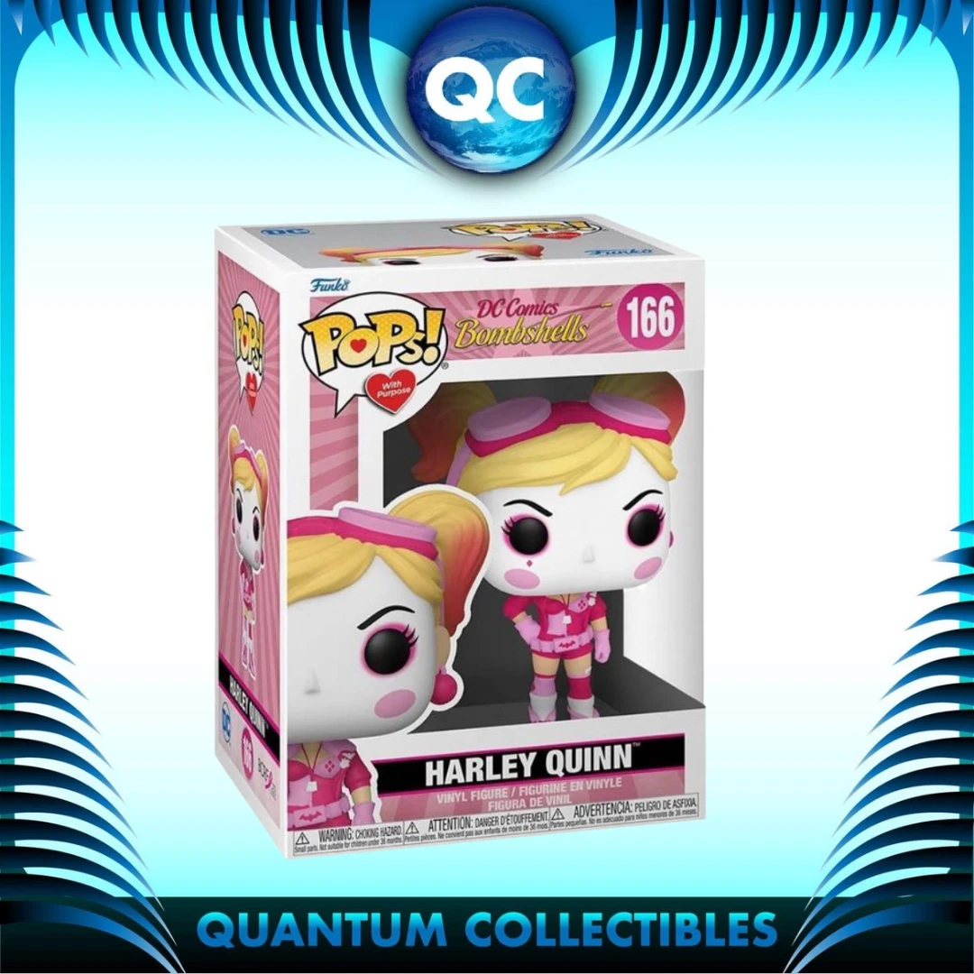 Quantum Collectibles Funko Pop! Pops With Purpose: DC Bombshells Breast Cancer Awareness Harley Quinn Preorder Funko Pop! Vinyls 3 Quantum Collectibles Funko Pop! Pops With Purpose: DC Bombshells Breast Cancer Awareness Harley Quinn Preorder Funko Pop! Vinyls