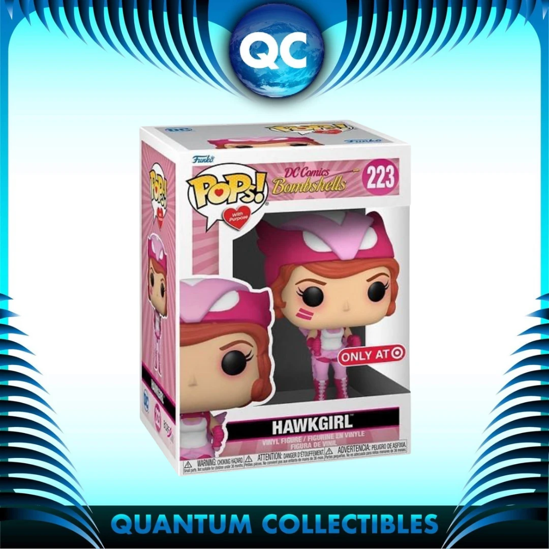Quantum Collectibles Funko Pop! Pops With Purpose: DC Bombshells Breast Cancer Awareness Hawkgirl Target Exclusive Preorder 3 Quantum Collectibles Funko Pop! Pops With Purpose: DC Bombshells Breast Cancer Awareness Hawkgirl Target Exclusive Preorder