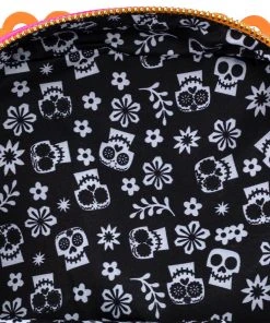 Quantum Collectibles Loungefly Pixar Coco Die Cut Party Flags Mini Backpack 8 Quantum Collectibles Loungefly Pixar Coco Die Cut Party Flags Mini Backpack